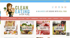 Desktop Screenshot of cleaneatingwithkids.com